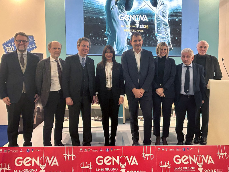 Presentati gli Europei di Scherma "Genova 2025" alla BIT di Milano