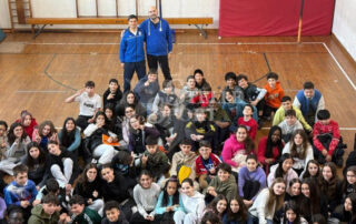 Filippo Armaleo incontra gli studenti all’IC Oregina | Campionati Europei di Scherma Genova 2025